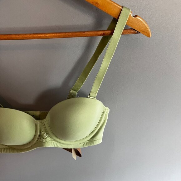 WingsLove Bra Light Green 36A Underwire, Padded, Removable Straps NWT - Picture 4 of 8
